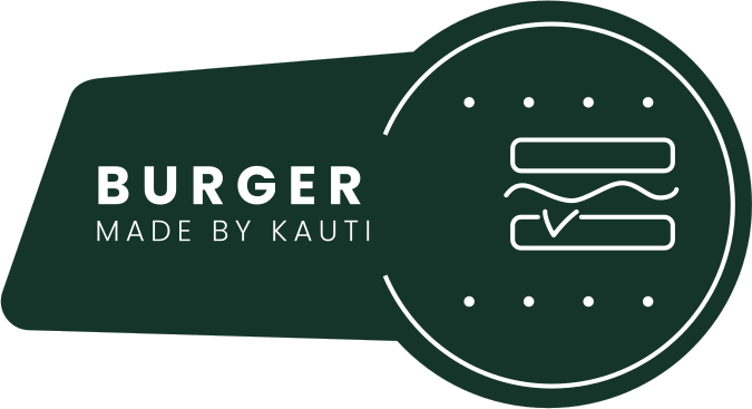 Badge Burger made by Kauti