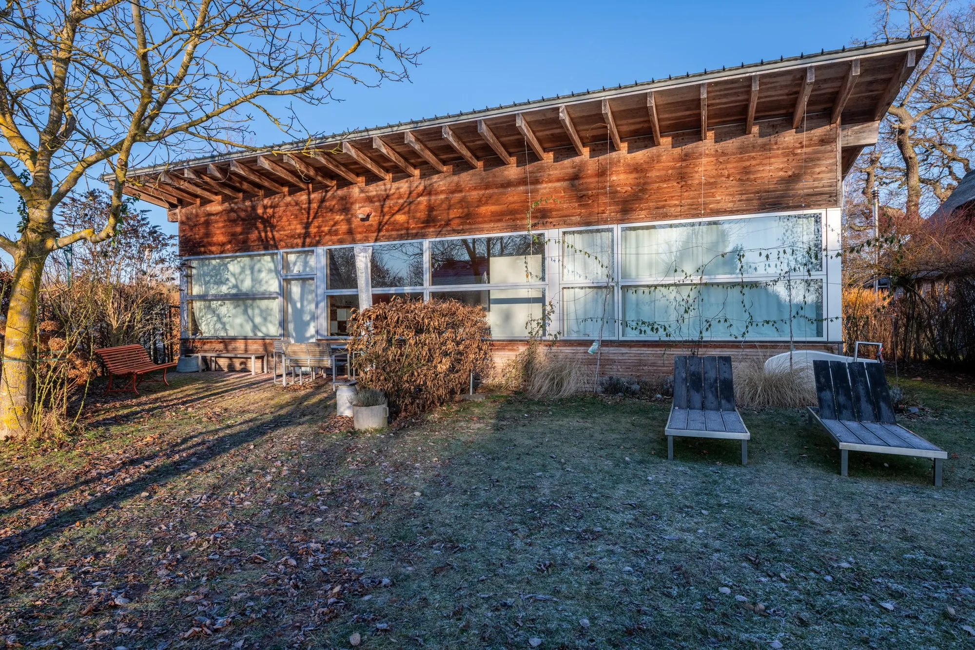 Außenansicht eines Designerhauses in Lütow, fotografiert für Immobilien Contor Hasbargen
