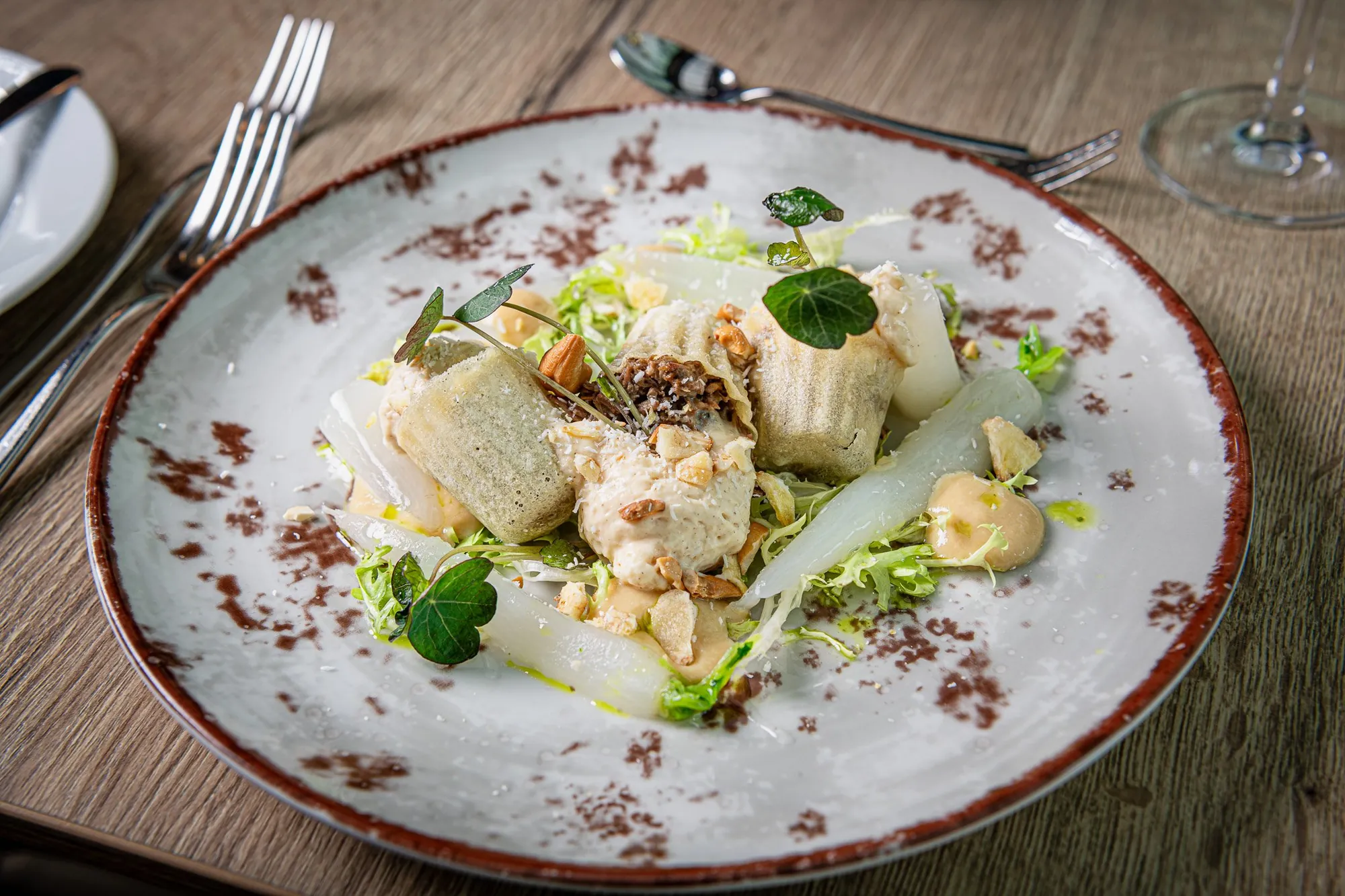 Signature-Gericht im Restaurant Bernstein Heringsdorf