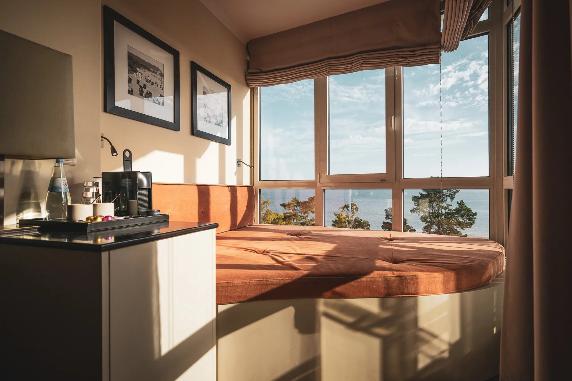 Hotelzimmer mit Meerblick im Strandhotel Ostseeblick Heringsdorf